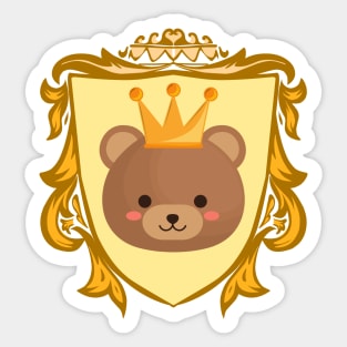 Royal Bear Sticker